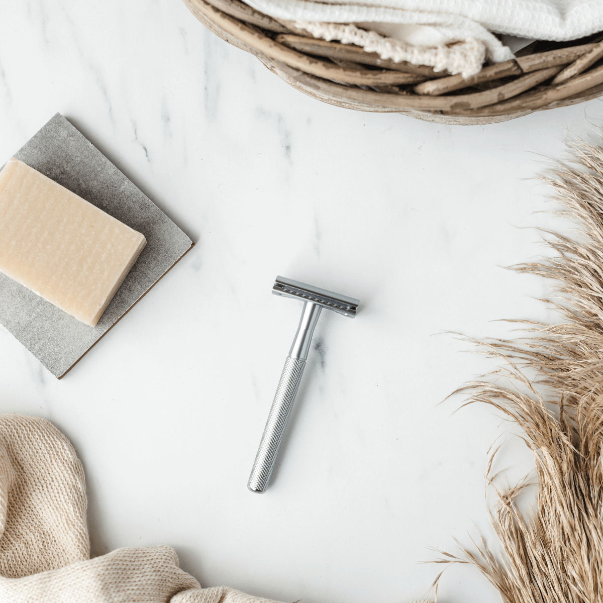 Metal Safety Razor - Silver | Shoreline Shaving | Life Before Plastic